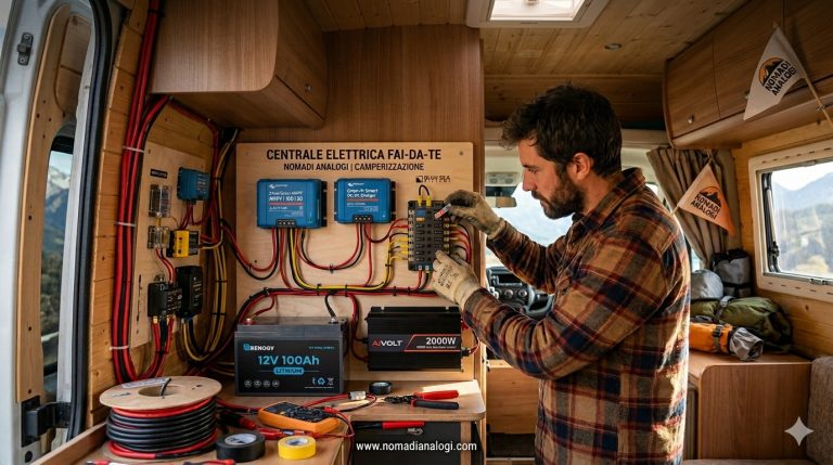 impianto elettrico in camper